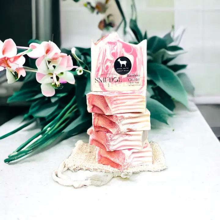 Smudge Bamboo Orchid Goat Milk Body Soap