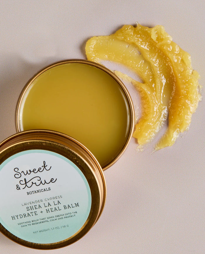 Sweet & True Botanicals Lavender Cypress Shea La La Hydrate + Heal Balm