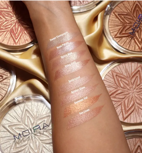 Moira Sun Glow Highlighter - 002 Rose Petals